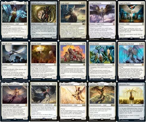 Elite Commander Giada Angel Deck - Mono White - Giada، Font of Hope - EDH - 100 بطاقة - سحر مخصص The Gathering Deck - قوي جدًا! in Kuwait