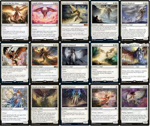 Elite Commander Giada Angel Deck - Mono White - Giada، Font of Hope - EDH - 100 بطاقة - سحر مخصص The Gathering Deck - قوي جدًا! in Kuwait