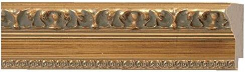 CountryArtHouse Picture Frame Moulding (Wood) 100ft bundle - Traditional Gold Finish - 2.375" width - 3/8" rabbet depth in Saudi Arabia
