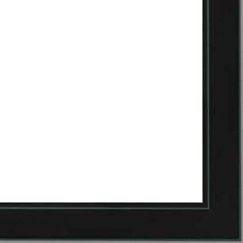 CountryArtHouse Picture Frame Moulding (Wood) 100ft bundle - Contemporary Black Finish - 0.625" width - 1/2" rabbet depth in Saudi Arabia