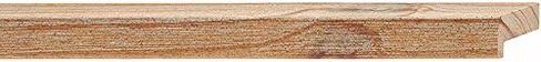 CountryArtHouse Picture Frame Moulding (Wood) 100ft bundle - Distressed/Aged Honey Pecan Finish - 0.75" width - 1 1/16" rabbet depth in Saudi Arabia