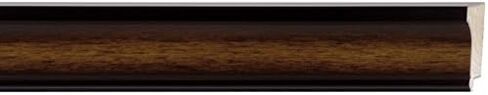 Picture Frame Moulding (Wood) 100ft Bundle - Traditional Walnut Finish - 1.75" Width - 3/8" Rabbet Depth in Saudi Arabia
