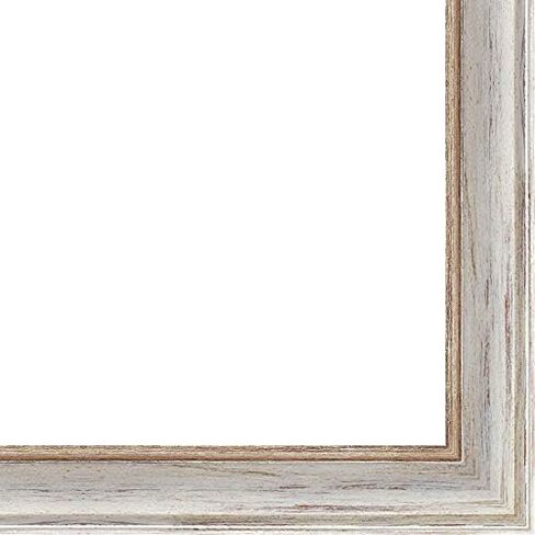 CountryArtHouse Picture Frame Moulding (Wood) 100ft bundle - Contemporary White Finish - 1.75" width - 1/2" rabbet depth in Saudi Arabia