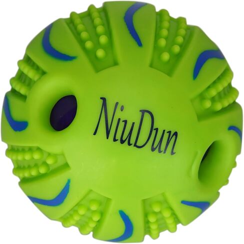 Swing Cluck Ball, A Great pet Dog Toys, Dog Toy, Puppy Toys,Interactive Dog Toys,dag Ball,Full of Fun. When a Dog Bites it, it can Make Giggles. It's a Beloved Toy for Pets (Circular Giggle) in Saudi Arabia