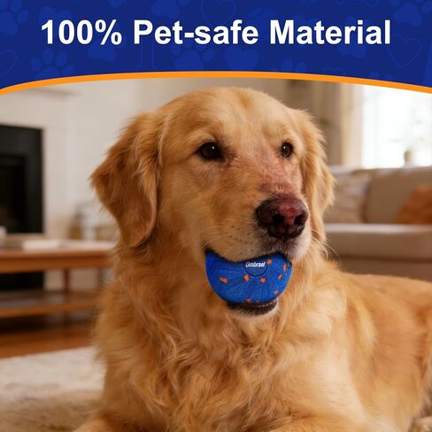 Ombrael Smart Interactive Dog Ball，Automatic Moving, Bouncing, Spinning Ball, Chew-Resistant & Washable E-TPU Rubber Toy, Perfectly Sized for The Mouths of Medium to Large Dogs in Saudi Arabia