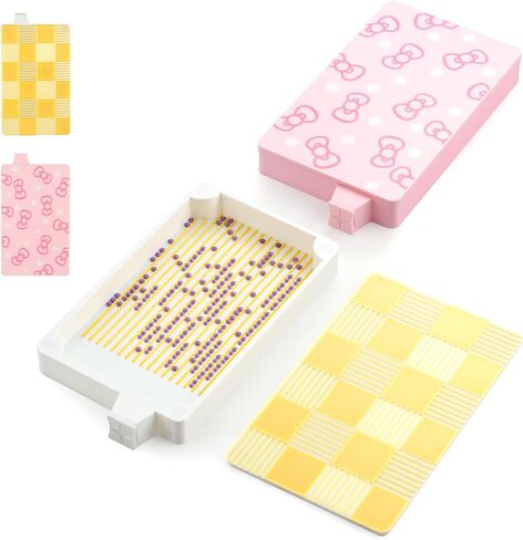 New Magnetic Diamond Painting Tray Features a Dazzling Starlight Effect Complemented by Beautiful, Colorful Patterns.Large-Sized Diamond Painting Tray Suitable for Round and Square Diamonds. (YE) in Saudi Arabia