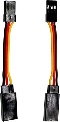 20Pcs Servo Extension Cable and Y Harness Splitter for RC Airplane Car Drone, Compatible with JR Futaba Spektrum (1.97nch /5.9-Inch) in Saudi Arabia