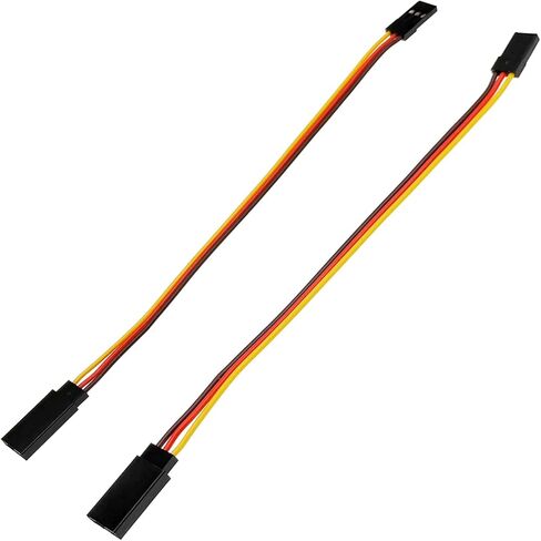 20Pcs Servo Extension Cable and Y Harness Splitter for RC Airplane Car Drone, Compatible with JR Futaba Spektrum (1.97nch /5.9-Inch) in Saudi Arabia