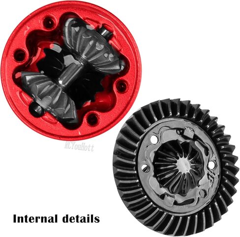 RC Diff Gear 37T Upgrades Part for 1/10 Slash 4X4 VXL/Rustler 4X4 VXL/Stampede 4X4 VXL/Hoss 4X4 VXL/XO-1,Front Rear Differential Hop Ups,Red in Saudi Arabia