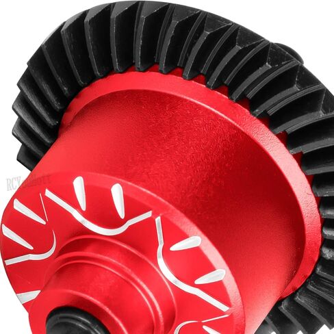 RC Diff Gear 37T Upgrades Part for 1/10 Slash 4X4 VXL/Rustler 4X4 VXL/Stampede 4X4 VXL/Hoss 4X4 VXL/XO-1,Front Rear Differential Hop Ups,Red in Saudi Arabia