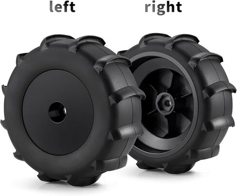 4PCS Off Road Snow Sand Rubber Tires RC Paddle Tires Hexagon 12mm Wheels for almost all 1/10 scale RC trucks with 12mm Truck (Black) in Saudi Arabia