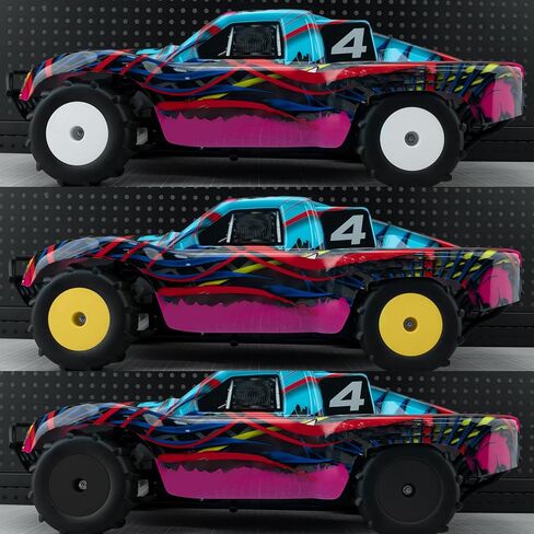 4PCS Off Road Snow Sand Rubber Tires RC Paddle Tires Hexagon 12mm Wheels for almost all 1/10 scale RC trucks with 12mm Truck (Black) in Saudi Arabia