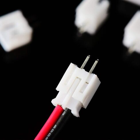 GTIWUNG 20 Sets Mini Micro Jst 2.0 Ph 2-Pin موصل التوصيل ذكر مع كابل 80 مم وموصل سالب in Kuwait