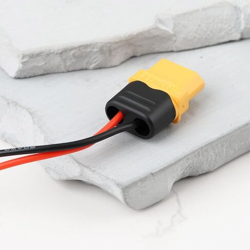 SING F LTD 2 قطعة مقبس XT60 إلى كابل شحن Futaba 20 سنتيمتر 20AWG لبطارية طراز الطائرة بدون طيار RC in Kuwait