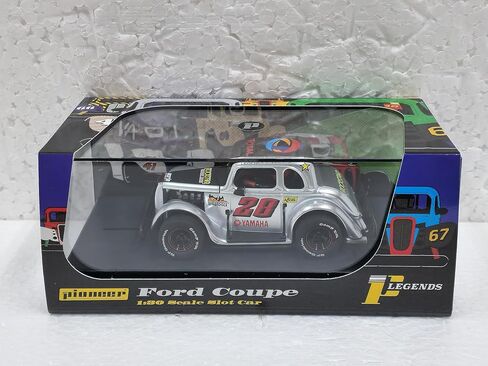 Pioneer Legends Racer P127 '34 Ford Coupe Silver, #28 1:30 Slot Car in Saudi Arabia