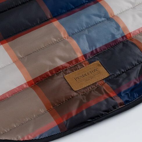 معطف Pendleton Puffer للكلاب - Mountain Plaid، M in Kuwait