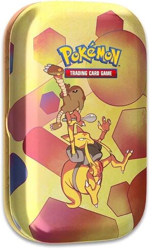 Pokémon TCG: Scarlet & Violet—151 Mini Tin – Kadabra وHitmonlee (حزمتان معززتان، 1 عملة و1 بطاقة فنية) in Kuwait