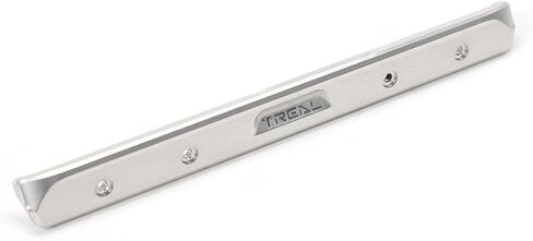 TREAL Aluminum 7075 Rear Bumper CNC Machined for 1/24 Axial SCX24 Chevrolet C10 Upgrades (Silver) in Saudi Arabia
