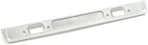 TREAL Aluminum 7075 Rear Bumper CNC Machined for 1/24 Axial SCX24 Chevrolet C10 Upgrades (Silver) in Saudi Arabia