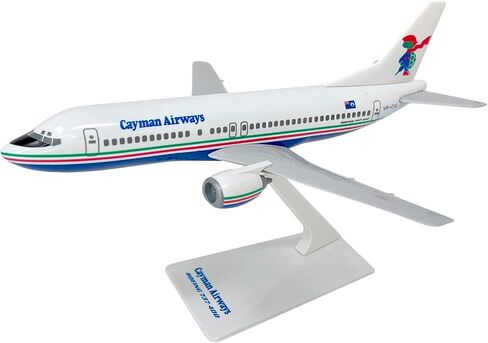 Flight Miniatures Cayman Airways 737-400 1:185 Scale - Plastic Snap-Fit Model Airplane - Collectible Replica of Cayman Airways Aircraft - Part# ABO-73740G-002 in Saudi Arabia