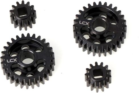 LCX Racing 1/8th RC Crawler Car Hard Steel Front Rear Axle Portal Drive Gear Set 32P 28T/13T for Axial AXP8 Gilamon 2.2，Upgrades Parts Accessories in Saudi Arabia