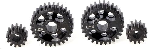 LCX Racing 1/8th RC Crawler Car Hard Steel Front Rear Axle Portal Drive Gear Set 32P 28T/13T for Axial AXP8 Gilamon 2.2，Upgrades Parts Accessories in Saudi Arabia