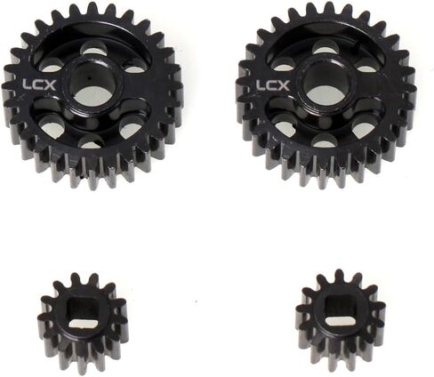 LCX Racing 1/8th RC Crawler Car Hard Steel Front Rear Axle Portal Drive Gear Set 32P 28T/13T for Axial AXP8 Gilamon 2.2，Upgrades Parts Accessories in Saudi Arabia