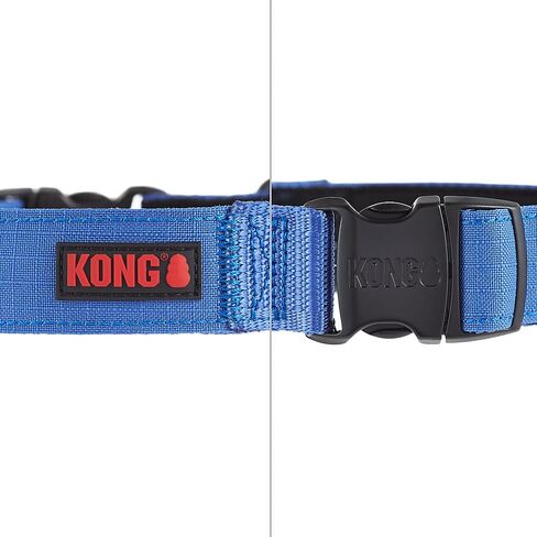 طوق KONG للكلاب بمقبض مريح ومتين للغاية (XL، أزرق) in Kuwait