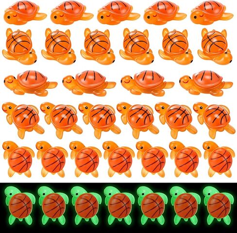 Amyhill 30 Pcs Mini Resin Baseball Turtle Emotional Support Sports Gifts Small Luminous Sports Turtle for Birthday Baseball Themed Party Decoration Team Players Fans Coworkers in Saudi Arabia
