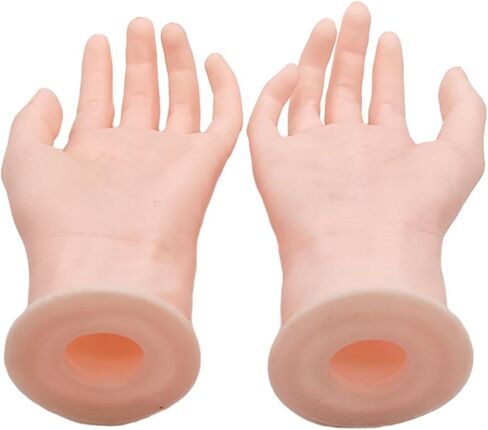 Silicone Mannequin Hand Jewelry Organizer Manicure Acrylic Nails Gloves Jewelry Hand Display Holder Display Stand Photo Props in Saudi Arabia