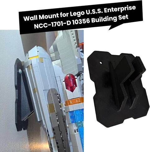 Wall Mount for Lego U.S.S. Enterprise NCC-1701-D 10356 Building Set Accessories for Lego U.S.S. Enterprise NCC-1701-D 10356 Black in Saudi Arabia