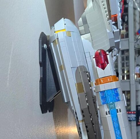 Wall Mount for Lego U.S.S. Enterprise NCC-1701-D 10356 Building Set Accessories for Lego U.S.S. Enterprise NCC-1701-D 10356 Black in Saudi Arabia