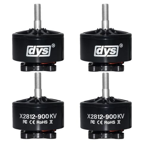 DYS 4 قطع X2812 900KV محرك بدون فرش بدون طيار، محرك 6S FPV لإطار طائرة بدون طيار FPV مقاس 7.8 بوصة، محرك طاقة السباق، محرك طائرة بدون طيار FPV، محرك كوادكوبتر، محركات متعددة المحركات بدون طيار in Kuwait