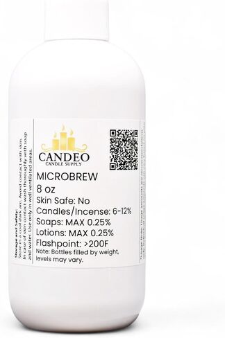 Microbrew Beer Fragrance Oil (8oz Bottle) | Candle Making, Soap Making, Room Sprays, Bath Bombs, Lotion, Car Fresheners, Wax Melts | Candeo Candle Supply | Phthalate Free & Prop 65 Compliant in Saudi Arabia