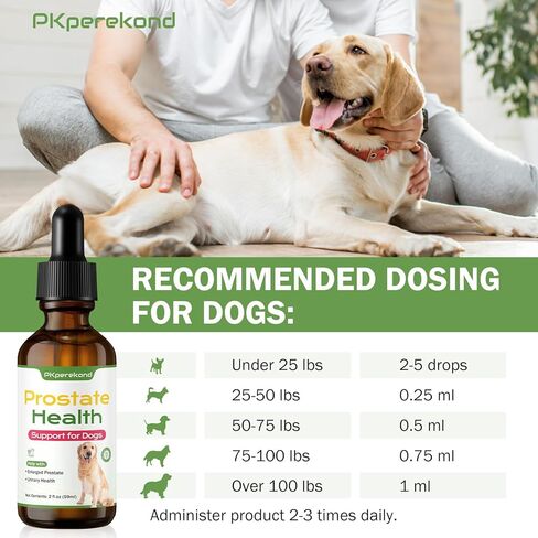 دعم صحة البروستاتا للكلاب، يخفف من تضخم البروستاتا، يدعم صحة المسالك البولية، التردد الطبيعي، يعزز صحة المناعة بشكل عام، مكمل عشبي طبيعي، 2 أونصة (59 مل) in Kuwait