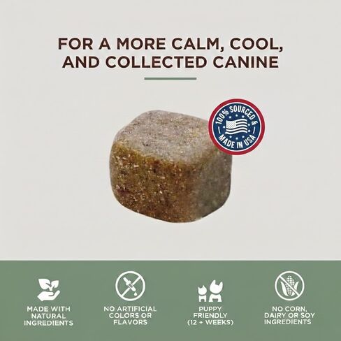 Calming Chews for Dogs Anxiety Relief – Hemp Oil Treats with Valerian Root & Chamomile – Natural Stress Support for Separation – 120 Soft Chews (Bacon Flavor) in Saudi Arabia