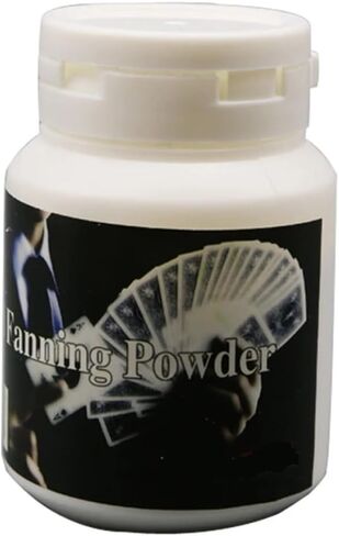 MilesMagic Fanning Powder for Old, Worn Out, Sticky Decks | Card Fan Powder for Bicycle, Ellusionist, NOC, Theory11, David Blaine, Bee, Cardistry etc Poker Playing Cards, 43gm in Saudi Arabia
