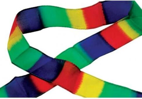 Magic Makers Rainbow Silk Streamer - Magic Trick Close-Up Performance Prop for Magicians in Saudi Arabia