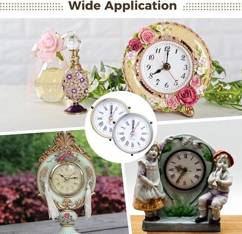 6 قطع من ساعات الأرقام الرومانية لقالب الراتنج، ساعة كوارتز تعمل بالبطارية، مكونات ساعة فضية ذهبية لصب ساعة راتنجات الإيبوكسي لتزيين ساعة الطاولة بنفسك in Kuwait