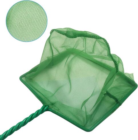 BokWin Multi-Size Small Fish Net, 4 Pack Bait Fish Net,for Aquarium, Fishes Tank, Pond (3inch 4inch 5inch 6inch) in Saudi Arabia