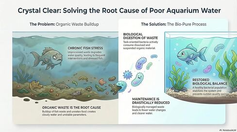 Bio-Pure Pond & Aquarium Beneficial Bacteria w/Deproteinized Whey (Microbe Nutrition) – 50/50 Dual-Action for Water Clarity + Bottom Waste – Natural Biological Cleaner for Ponds & Fish Tanks in Saudi Arabia
