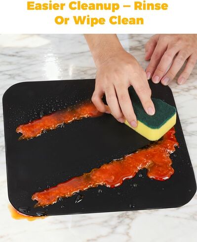 ملحقات بطانة قابلة لإعادة الاستخدام لفرن بيتزا Ninja Woodfire 8 في 1 للمدخن الخارجي MO201 - 2 صلب، 2 شبكي، و2 مثقوب (ألياف زجاجية PTFE، خالية من PFOA) - آمنة عند 500 درجة فهرنهايت in Kuwait