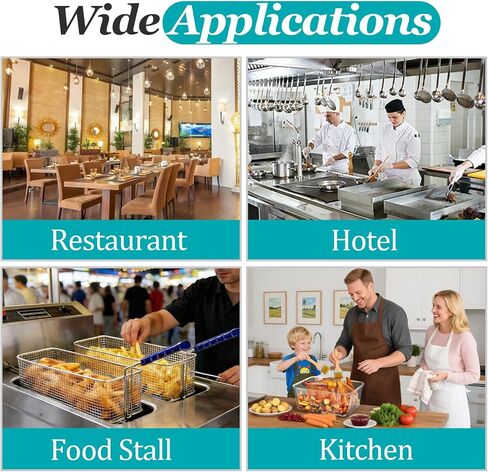 100 Pcs Fryer Filter Paper Envelope Style Compatible with Henny Penny 12102, Commercial Deep Fryer Oil Filtration with a Filter Hole for Restaurants, Food Dining Cars and Hotels in Kuwait