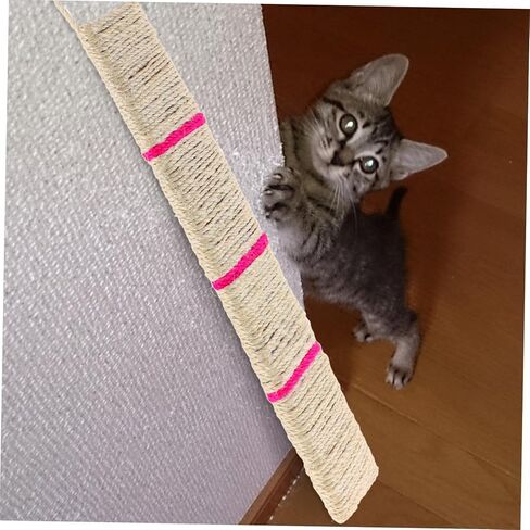 Sisal Cat Scratcher Hanging Pad Random Color for Corners Durable Scratch Mat for Cats Healthy Outlet for Natural Instincts Keeps Cats Entertained and Engaged in Saudi Arabia
