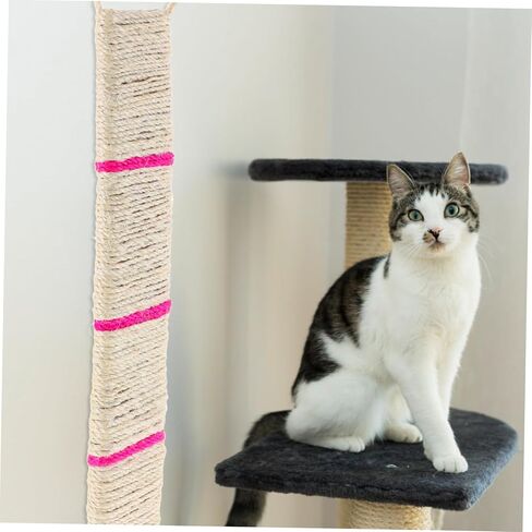 Sisal Cat Scratcher Hanging Pad Random Color for Corners Durable Scratch Mat for Cats Healthy Outlet for Natural Instincts Keeps Cats Entertained and Engaged in Saudi Arabia