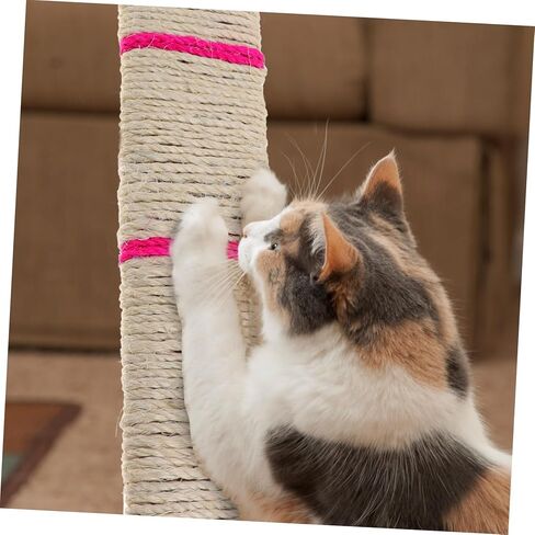 Sisal Cat Scratcher Hanging Pad Random Color for Corners Durable Scratch Mat for Cats Healthy Outlet for Natural Instincts Keeps Cats Entertained and Engaged in Saudi Arabia