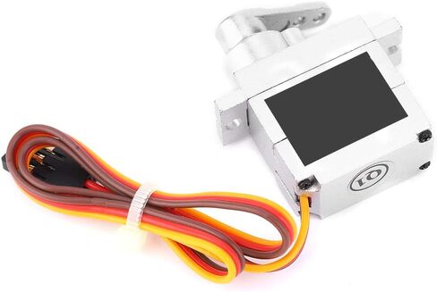 VBESTLIFE جهاز تحكم عن بعد للسيارة، ملحق محرك توجيه مؤازر معدني 9 جرام مناسب لشاحنة B1 B14 B16 B24 C14 C24 B36 1:16 RC (فضي) in Kuwait