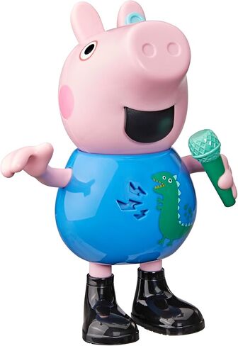 Peppa Pig Joke & Sing George 8-Inch Figure, Musical Toy with 50+ Sounds and Songs, Preschool Toys for Girls and Boys Ages 3+ in Saudi Arabia