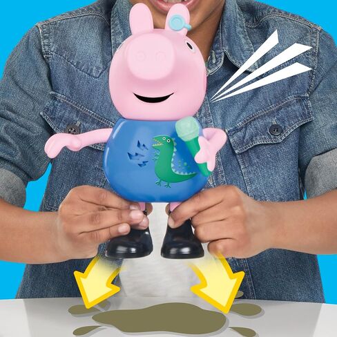 Peppa Pig Joke & Sing George 8-Inch Figure, Musical Toy with 50+ Sounds and Songs, Preschool Toys for Girls and Boys Ages 3+ in Saudi Arabia