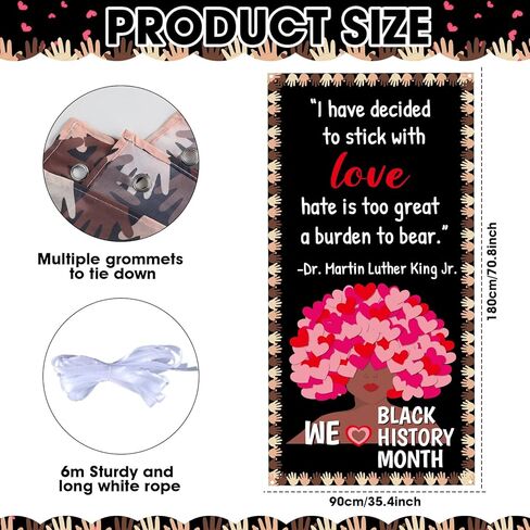 Black History Month Door Cover Decorations Valentines Day Hanging Porch Sign Decided to Stick with Love Black History Backdrop Banner February Door Banner for Valentines Classroom Party Wall Decor in Saudi Arabia